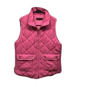 Dee Elle Pink Quilted Vest, Women’s, Small